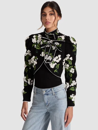 Alice And Olivia Addison Bow Jacket