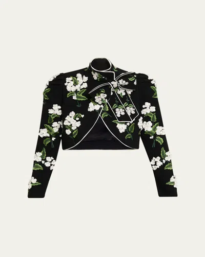 ALICE AND OLIVIA ADDISON BOW JACKET