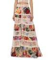 Alice And Olivia Adira Tiered Maxi Skirt