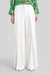Alice And Olivia Ainslie Pants In White Polyester In White