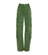 Alice And Olivia Akers Oversized Cargo Pant In Green