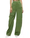 Alice And Olivia Akers Oversized Cargo Pant In Green
