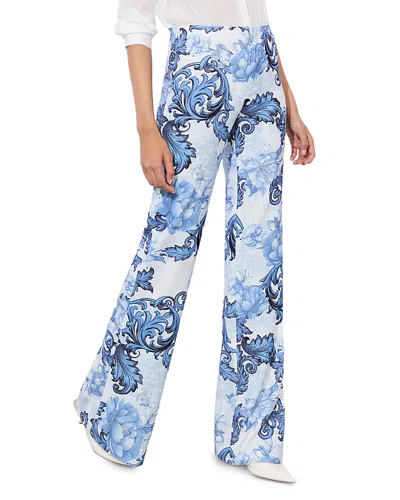 Alice And Olivia Alice And Oliva Teeny Printed Bootcut Pants In Scroll Symphony