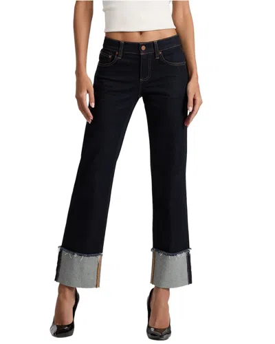 Alice And Olivia Alice + Olivia Abilene Ultra Low-rise Skinny Jean In Black