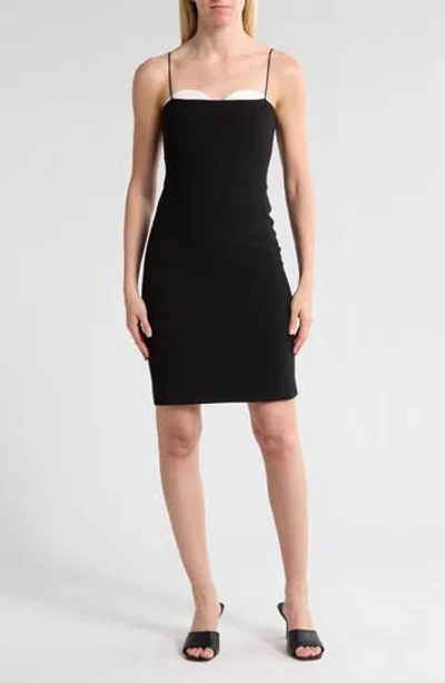 Alice And Olivia Alice + Olivia Ada Peekaboo Bustier Dress In Black