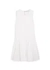 Alice And Olivia Adley Sleeveless Dress In White