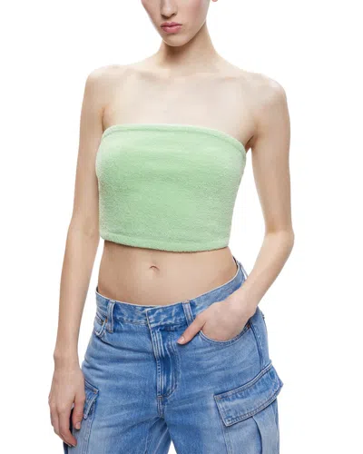 Alice And Olivia Alice + Olivia Alison Tube Top In Pistachio