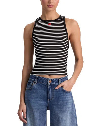 Alice And Olivia Alice + Olivia Allen Tank Top In Black