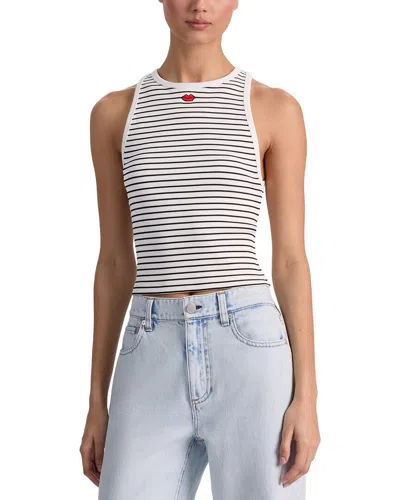 Alice And Olivia Alice + Olivia Allen Tank Top In White