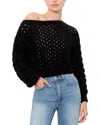 Alice And Olivia Alice + Olivia Allene Wool-blend Sweater In Black