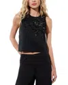 Alice And Olivia Amal Embellished Tank