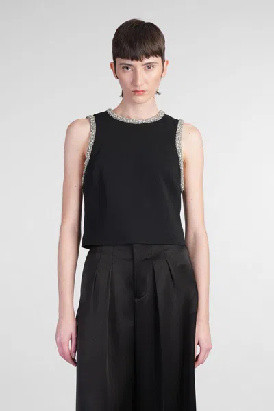 Alice And Olivia Amal Topwear In Black Polyester