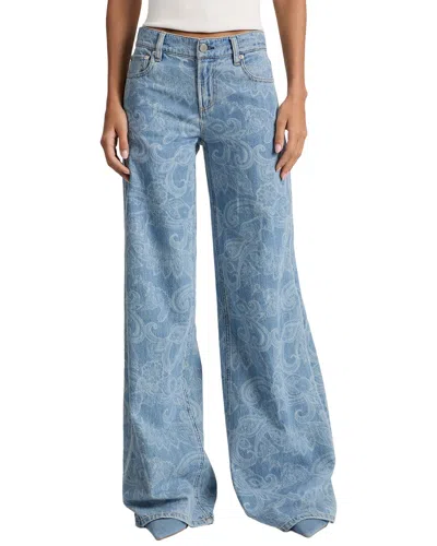 Alice And Olivia Alice + Olivia Amazing Baggy Fit Jean In Red
