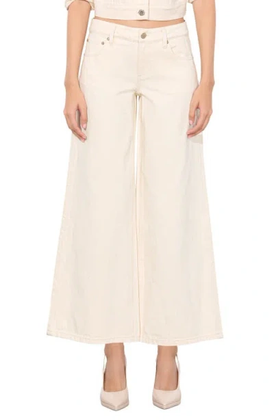 Alice And Olivia Alice + Olivia Amazing High Waist Ankle Wide Leg Jeans In Brown