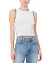 Alice And Olivia Amity Whipstitched Tank Top