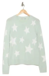 Alice And Olivia Alice + Olivia Andora Fuzzy Star Wool Blend Sweater