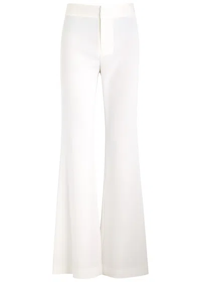 Alice And Olivia Alice + Olivia Andrew Bootcut Trousers In Off White