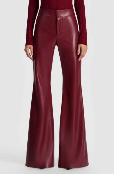 ALICE AND OLIVIA ALICE + OLIVIA ANDREW FAUX LEATHER WIDE LEG PANTS