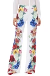 Alice And Olivia Andrew Pant In Garden Brunch Off White