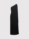 Alice And Olivia Alice + Olivia Anja Draped One-shoulder Maxi Dress