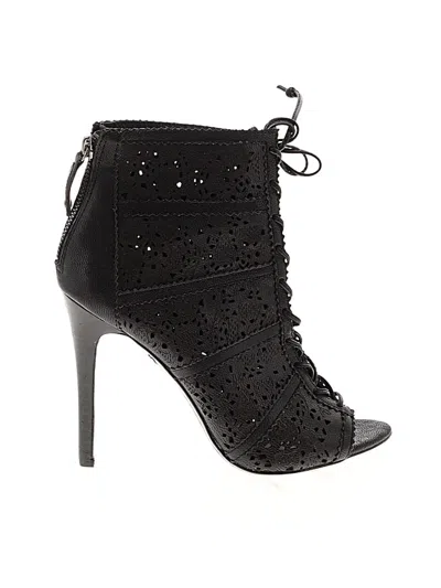 Pre-owned Alice And Olivia Alice + Olivia Ankle Boots In Black