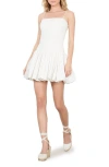 Alice And Olivia Arden Drop-waist Bubble Mini Dress