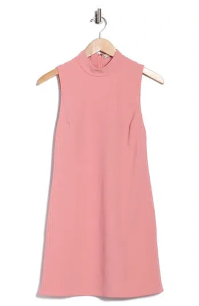 Alice And Olivia Alice + Olivia Arlena Mock Neck Minidress In Pink