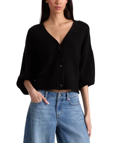 Alice And Olivia Alice + Olivia Atticus Cropped Boxy Cashmere Cardigan