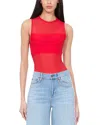 Alice And Olivia Alice + Olivia Bandeau Bodysuit In Red