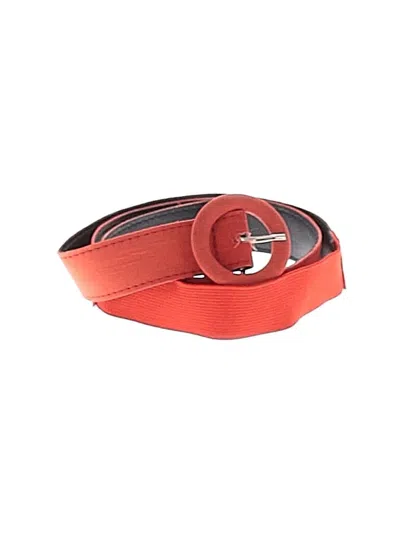 Pre-owned Alice And Olivia Alice + Olivia Belt In Red