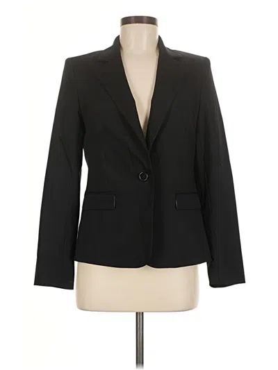 Pre-owned Alice And Olivia Alice + Olivia Blazer Jacket In Black