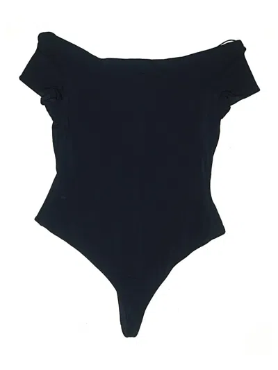 Pre-owned Alice And Olivia Alice + Olivia Bodysuit In Black