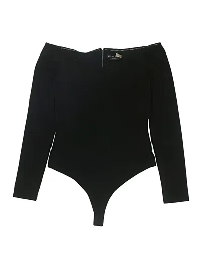 Pre-owned Alice And Olivia Alice + Olivia Bodysuit In Black