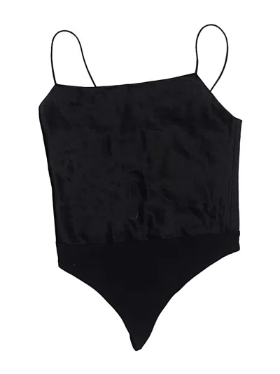 Pre-owned Alice And Olivia Alice + Olivia Bodysuit In Black