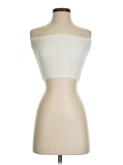 Pre-owned Alice And Olivia Alice + Olivia Bodysuit In Ivory