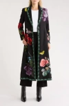 Alice And Olivia Alice + Olivia Bret Long Blazer In Black