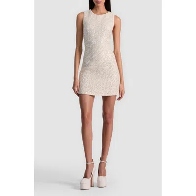 ALICE AND OLIVIA ALICE + OLIVIA CADE SEQUIN & BEAD EMBELLISHED MINIDRESS