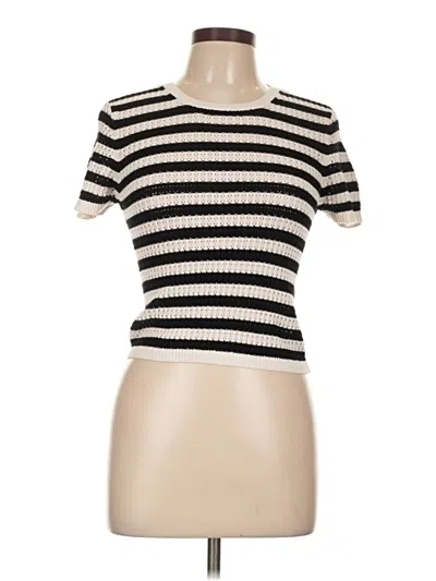 Pre-owned Alice And Olivia Alice + Olivia Cardigan Sweater In Black