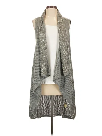 Pre-owned Alice And Olivia Alice + Olivia Cardigan Sweater In Gray