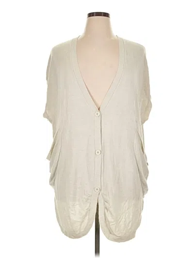 Pre-owned Alice And Olivia Alice + Olivia Cardigan Sweater In Ivory
