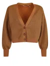 Alice And Olivia Alice + Olivia Cardigans In Brown