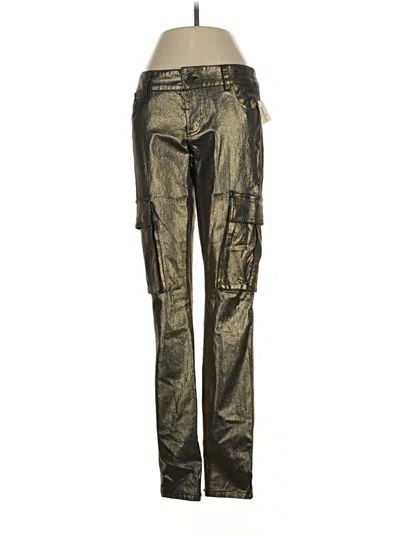 Pre-owned Alice And Olivia Alice + Olivia Cargo Pants In Gold
