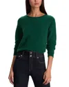 Alice And Olivia Carolee Cashmere Pullover In Green