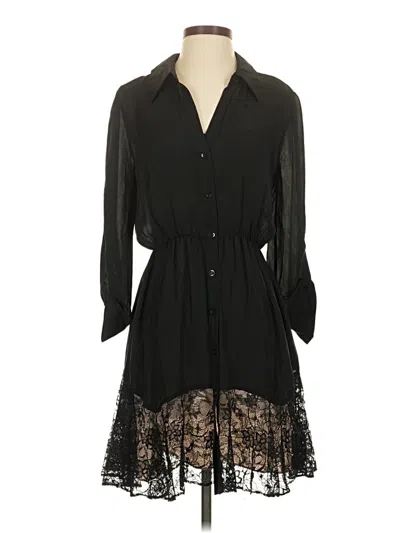 Pre-owned Alice And Olivia Alice + Olivia Casual Dress In Black