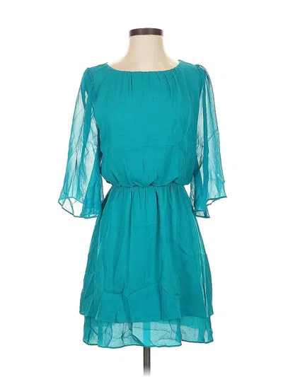 Pre-owned Alice And Olivia Alice + Olivia Casual Dress In Blue