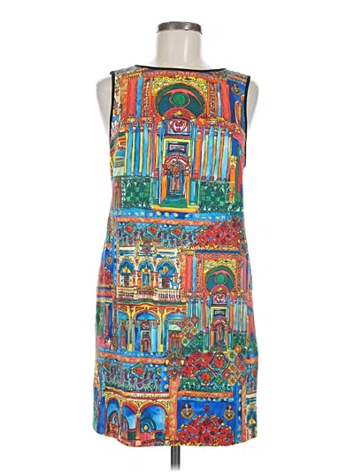 Pre-owned Alice And Olivia Alice + Olivia Casual Dress In Blue