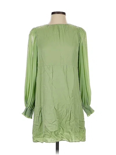 Pre-owned Alice And Olivia Alice + Olivia Casual Dress In Green