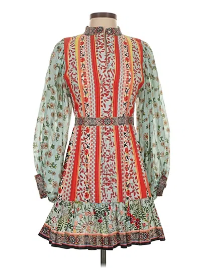 Pre-owned Alice And Olivia Alice + Olivia Casual Dress In Green