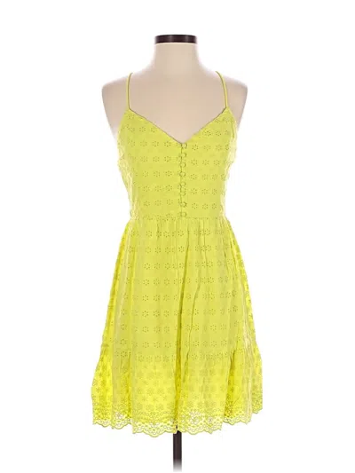 Pre-owned Alice And Olivia Alice + Olivia Casual Dress In Yellow