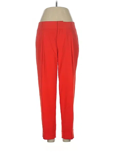Pre-owned Alice And Olivia Alice + Olivia Casual Pants In Orange
